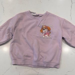 Zara paw patrol sweatshirt size 3